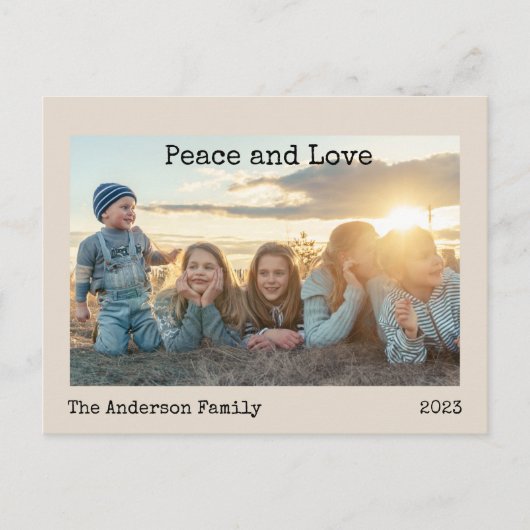 ミニマル平和と愛3の写真 シーズンポストカード (正面)