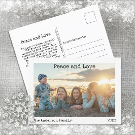 ミニマル平和と愛3の写真 シーズンポストカード