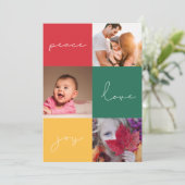 ミニマル平和ラブジョイ3フォトコラージュ シーズンカード (スタンド正面)