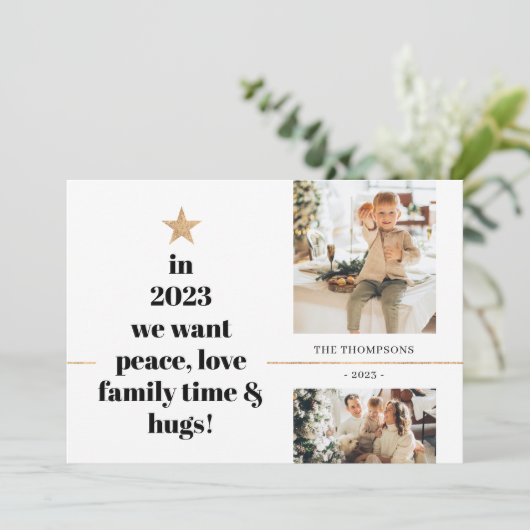 ミニマル平和ラブファミリーハグ数々の写真 シーズンカード (スタンド正面)