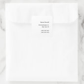 ミニマル平白モダン スクエアシール (バッグ)