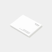 ミニマル平白モダン ポストイット (アングル)