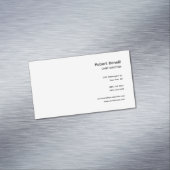 ミニマル平白モダン マグネット名刺 (インサイチュ)