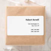 ミニマル平白モダン ラベル (インサイチュ)