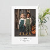 ミニマル年賀状 シーズンカード (スタンド正面)