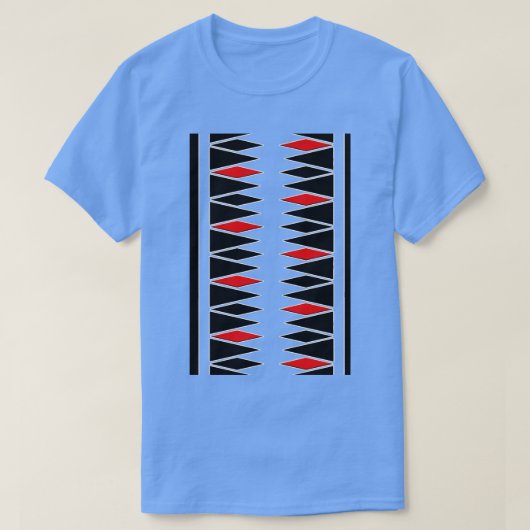 ミニマル幾何三角形アート Tシャツ (デザイン正面)