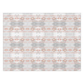 ミニマル幾何学的バラ金ゴールドアステカ白大理石 テーブルクロス (正面(横))