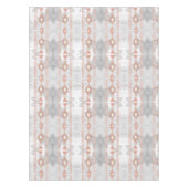 ミニマル幾何学的バラ金ゴールドアステカ白大理石 テーブルクロス (正面)