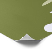 ミニマル幾何学的ポスターと自然インスパイア ポスター (角)