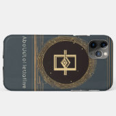 ミニマル幾何学的ロゴ: AbsoluteRelative Case-Mate iPhoneケース (裏面(横))