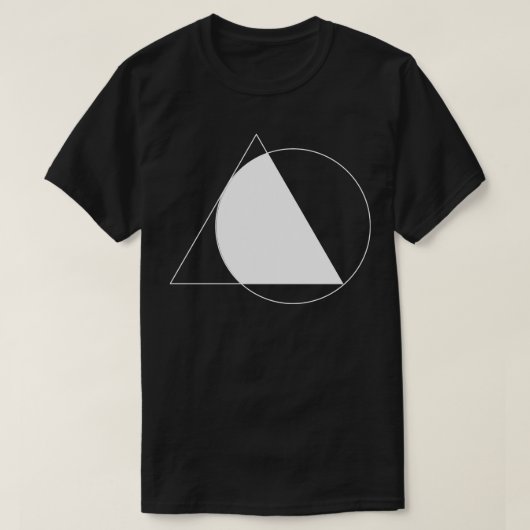 ミニマル幾何学 Tシャツ (デザイン正面)