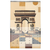 ミニマル建築物目印 カレンダー (1月 2026)