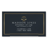 ミニマル弁護士プロフェッショナル名刺 マグネット名刺 (正面)