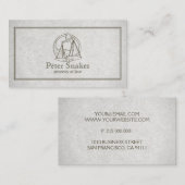 ミニマル弁護士プロフェッショナル名刺 名刺 (正面/裏面)