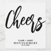 ミニマル応援 ワインラベル (シングルラベル)