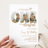 ミニマル恋しく思ス小写真誕生日パーティー 招待状