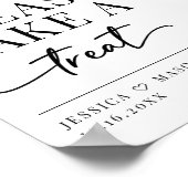 ミニマル愛は甘い結婚おごり看板ポスター ポスター (角)