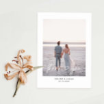 ミニマル愛ハートス結婚クリプト ポストカード<br><div class="desc">ミニマルでエレガントなウェディングサンキューカード感謝していは、愛ハートを挟んだスクリプトタイポグラフィ「ユー」文字を搭載。文字とメッセージはカードの背面で編集できる。レイアウト、フォント、文字サイズの変更など、このデザインの高度なカスタマイズを行うには、上クリックの「」ボタカスタマイズンを使用してください。何か連絡質問があれば私に頼む！</div>
