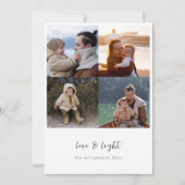 ミニマル愛ライトハヌカー脚本4フォトグリッド シーズンカード (正面)