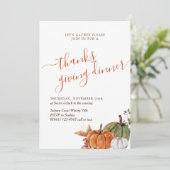 ミニマル感謝していス与えArch Photo's Dinner 招待状 (スタンド正面)