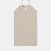 ミニマル感謝していムあなた赤ちゃんシャワー写真 ギフトタグ (裏面)