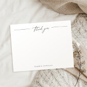 ミニマル感謝してい文具パーソナライズされた ノートカード