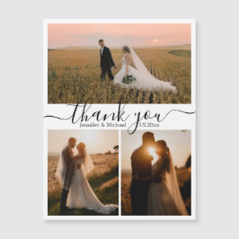 ミニマル感謝してい3結婚枚の写真