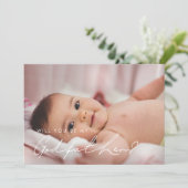 ミニマル手書きゴッドファーザー提案書カード 招待状 (スタンド正面)