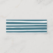 ミニマル手書きシャワーカードの挿入を表示 スキニー名刺 (裏面)