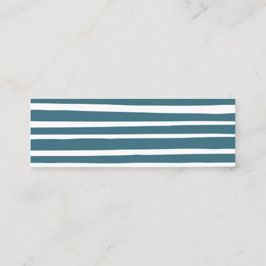 ミニマル手書きシャワーカードの挿入を表示 スキニー名刺 (裏面)