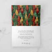 ミニマル手書きフェリーズ・ナヴィダッド写真 シーズンカード (内部)