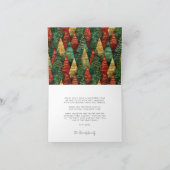 ミニマル手書きフェリーズ・ナヴィダッド写真 シーズンカード (内部)