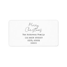 ミニマル手書きメリークリスマス