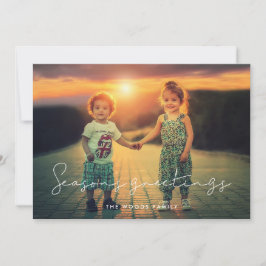 ミニマル手書き季節の挨拶の写真 シーズンカード