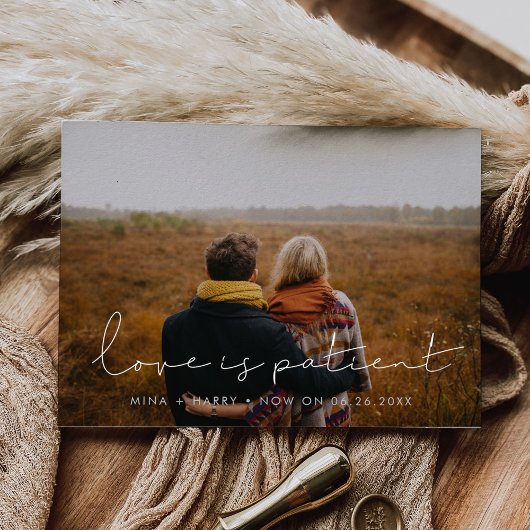 ミニマル手書き愛は患者の更新 ポストカード