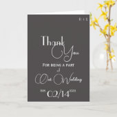 ミニマル折り畳みサンキューカード カード (黄色い花)