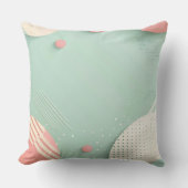 ミニマル抽象デザイン クッション (正面)