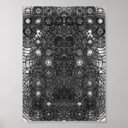 ミニマル抽象デザイン ポスター (正面)