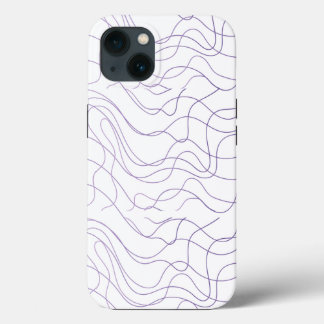 ミニマル抽象ラインのスマホケース iPhone 13ケース