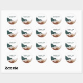 ミニマル抽象芸術ありがとう ラウンドシール (シート)