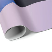 ミニマル抽象芸術のモックアップの背景青とピンク  ラッピングペーパー (ロールコーナー)