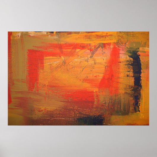 ミニマル抽象芸術アートポスター ポスター (正面)