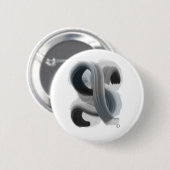 ミニマル抽象芸術アートワークボタン 缶バッジ (正面&裏面)