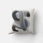 ミニマル抽象芸術アートワーク装飾用クッション クッション (裏面)