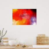 ミニマル抽象芸術アート – モダンアートポスタープリント ポスター (キッチン)