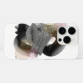 ミニマル抽象芸術アートiPhone 16 Pro電話ケース Case-Mate iPhoneケース (裏面 (横))