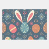 ミニマル抽象芸術イースターエッグラップ ラッピングペーパーシート (正面3)