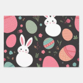 ミニマル抽象芸術イースターエッグラップ ラッピングペーパーシート (正面2)