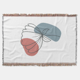 ミニマル抽象芸術ウォールアート スローブランケット