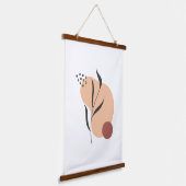 ミニマル抽象芸術ウォールアート 吊り下げ型タペストリー (傾斜あり)